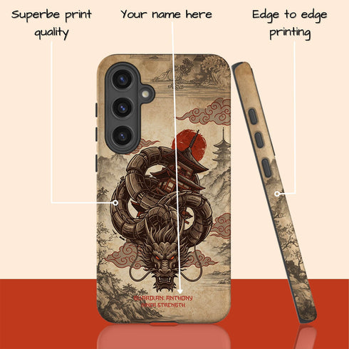 Personalized Dragon Guardian Galaxy Case