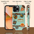 Personalized Vintage Suitcase Sticker iPhone Case
