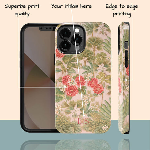 Personalized Paradise Garden iPhone Case