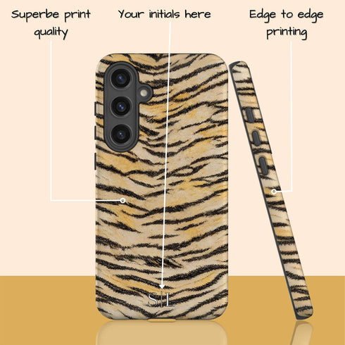 Personalized Velvet Tiger Galaxy Case