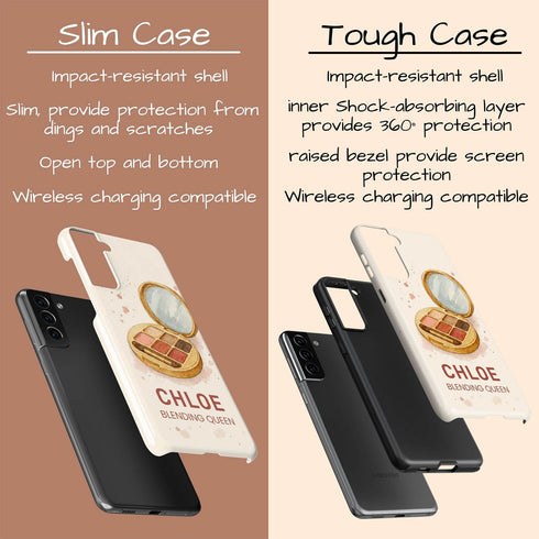 Personalized Glamour Blending Queen Makeup Palette Galaxy Case