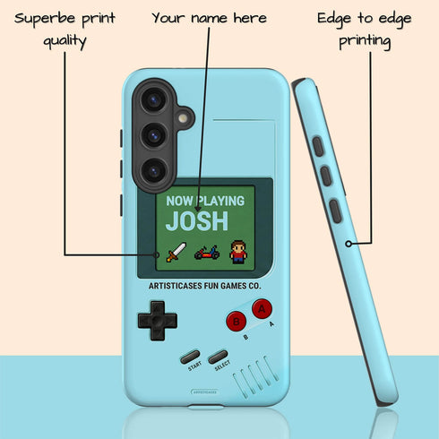 Personalized Pixel Retro Handheld Game Console Galaxy Case
