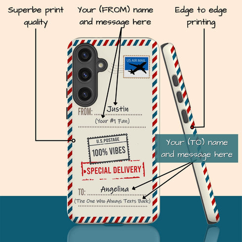 Personalized Classic Mailing Envelope Galaxy Case