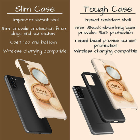 Personalized Soft Glam Flawless Makeup Galaxy Case