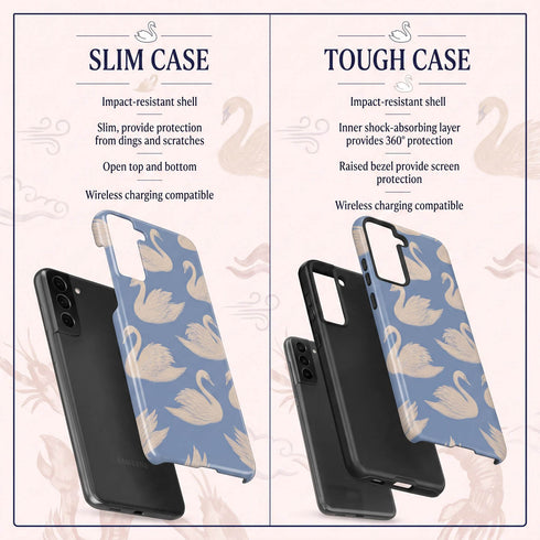 Personalized Swan Lake Galaxy Case