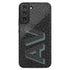 3D Initials Dark Leopard Galaxy Case - Vertical