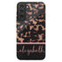 Custom Name Dark Tortoiseshell Galaxy Case