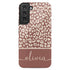 Boho Leopard Custom Name Galaxy Case