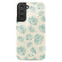 Custom Initials Tropical Monstera Leaves Galaxy Case