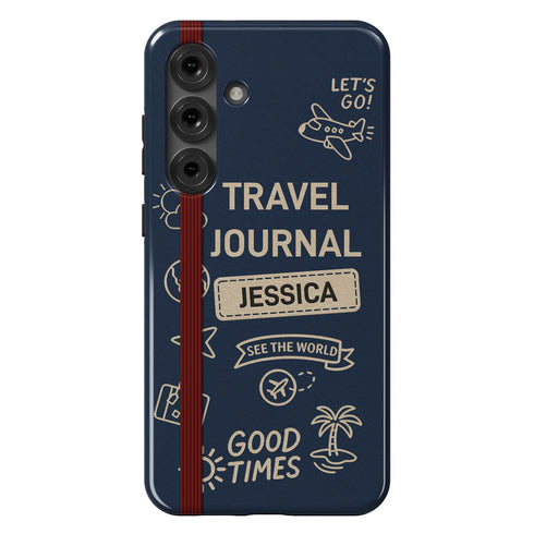 Personalized Classic Travel Journal Galaxy Case