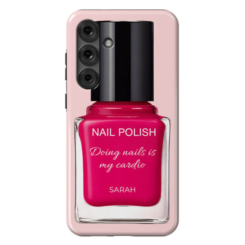 Personalized Glossy Nail Polish Galaxy Case