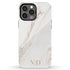 Custom Initials Marble iPhone Case