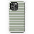 Custom Name Hand Drawn Pastel Stripes iPhone Case