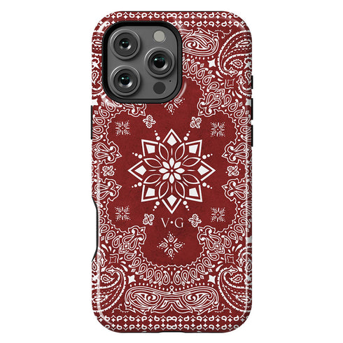 Personalized Iconic Paisley Bandana iPhone Case