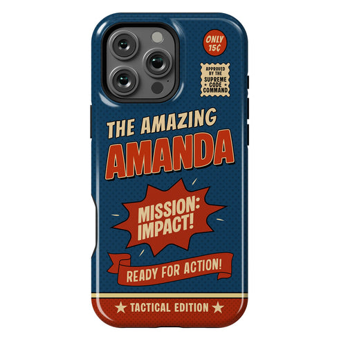 Personalized Retro Comic Book iPhone Case