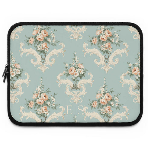 Personalized Shabby Chic Rococo Laptop Sleeve