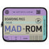 Personalized Boarding Pass Laptop Sleeve
