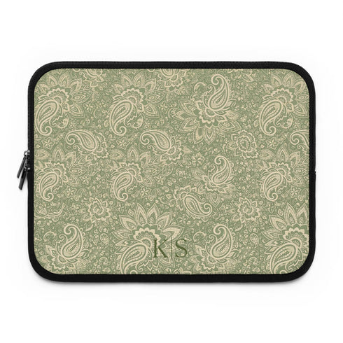 Personalized Resort Paisley Laptop Sleeve