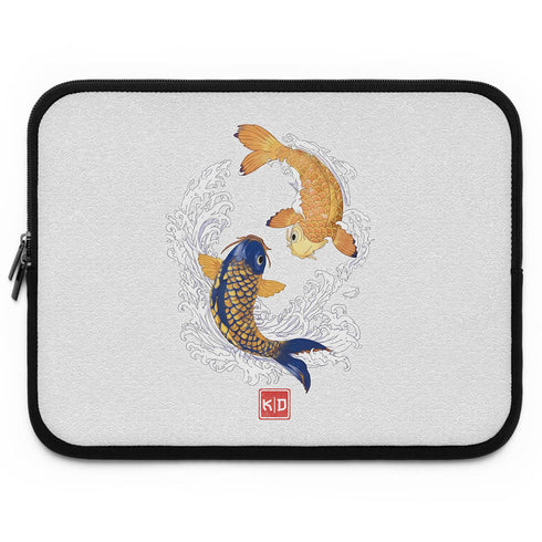 Personalized Koi Harmony Laptop Sleeve