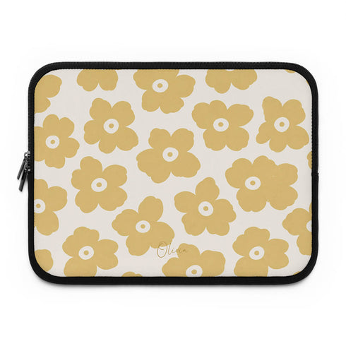 Personalized Soft Bloom Laptop Sleeve