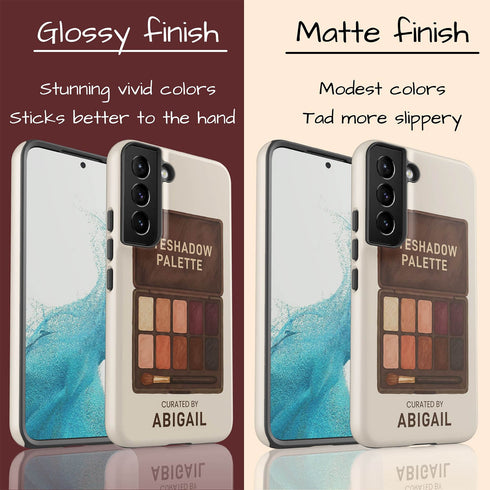 Personalized Glamour Eyeshadow Makeup Palette Galaxy Case
