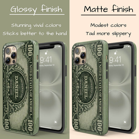 Personalized Classic 100 Dollar Note iPhone Case