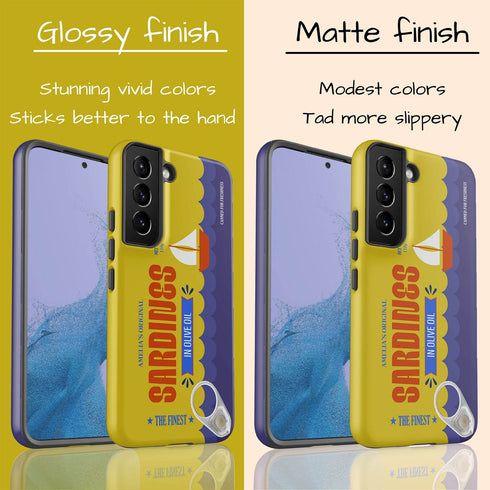 Personalized Retro Sardines Tin Can Galaxy Case