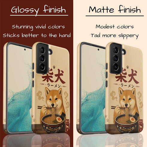 Personalized Shiba Inu Ramen Galaxy Case