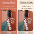 Sports Football Player & Number Galaxy Case