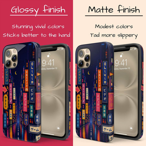 Personalized Midnight Tokyo iPhone Case