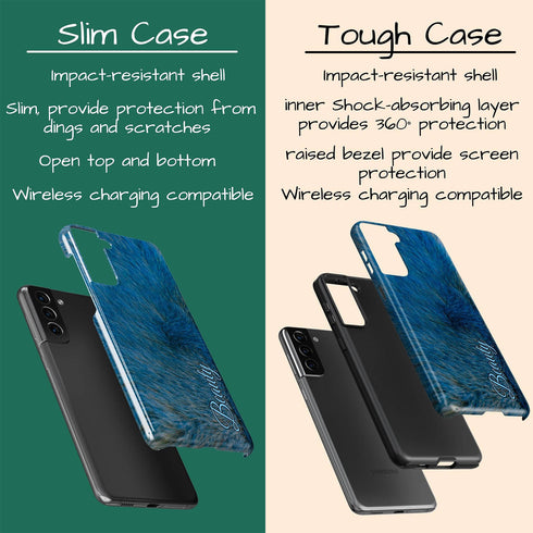 Personalized Whimsical Animal Fur Galaxy Case