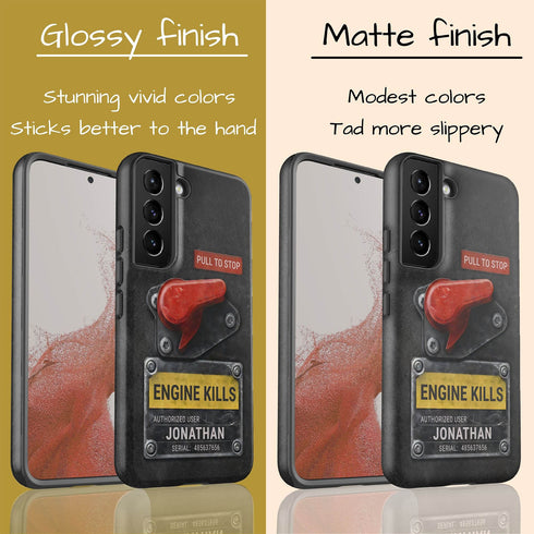 Personalized Racing Kill Switch Galaxy Case