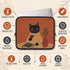 Personalized Zen Cat Laptop Sleeve