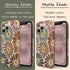 Custom Initials Abstract Flowers iPhone Case - V3