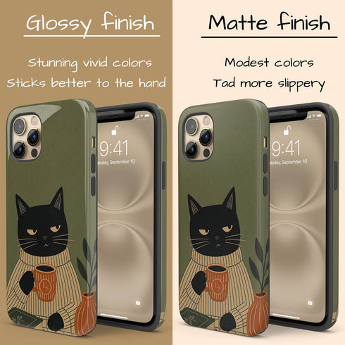 Personalized Judgy Cat iPhone Case