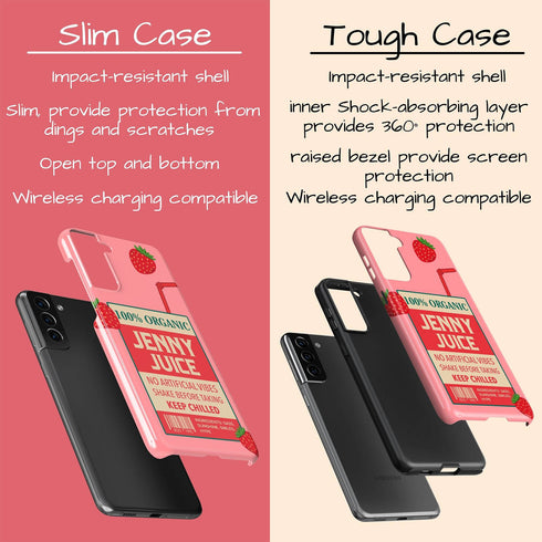 Personalized Refreshing Juice Box Galaxy Case