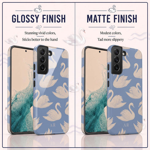 Personalized Swan Lake Galaxy Case