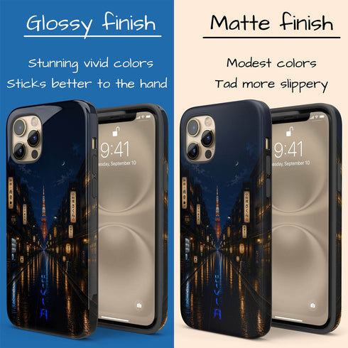 Personalized Tokyo Rainlight iPhone Case