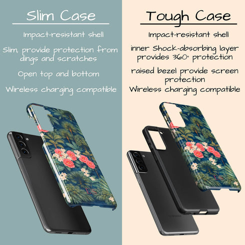 Personalized Paradise Garden Galaxy Case