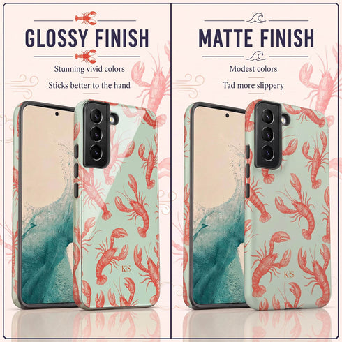 Personalized Lucky Lobsters Galaxy Case