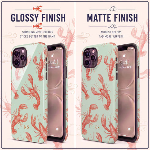 Personalized Lucky Lobsters iPhone Case