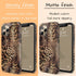 Exotic Leopard Custom Initials iPhone Case