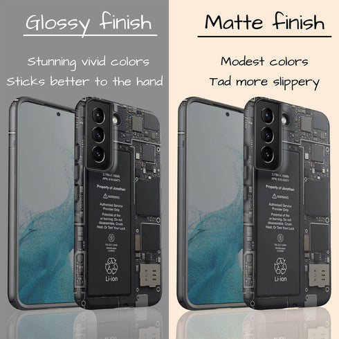 Personalized Realistic Circuit Board Galaxy Case