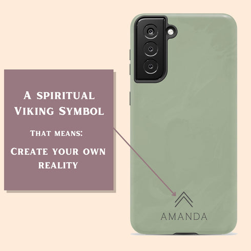 Nordic Viking Spiritual Symbol Custom Galaxy Case