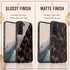 Personalized Smoky Tortoise Vertical Initials Galaxy Case