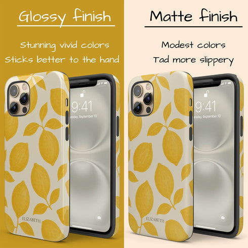 Personalized Amalfi Lemon iPhone Case