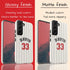 Custom Baseball Player & Number Galaxy Case