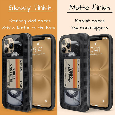 Personalized Retro VHS Video Cassette iPhone Case