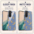 Personalized Golden Swallows Galaxy Case