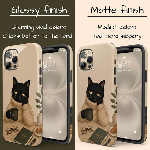 Personalized Do Not Disturb Cat iPhone Case